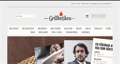 Desktop Screenshot of grillbutiken.se
